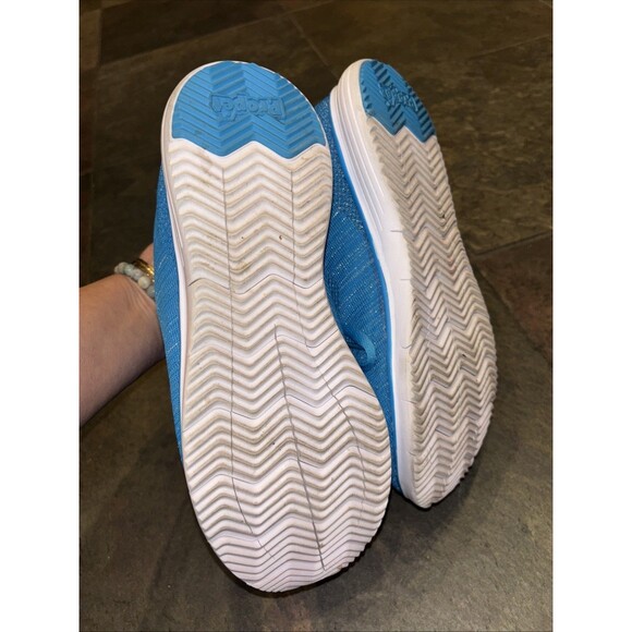 Propet Women TravelFit Hi Walking Shoe Sneakers Blue Tie 7.5 4E(XX) - Picture 5 of 9